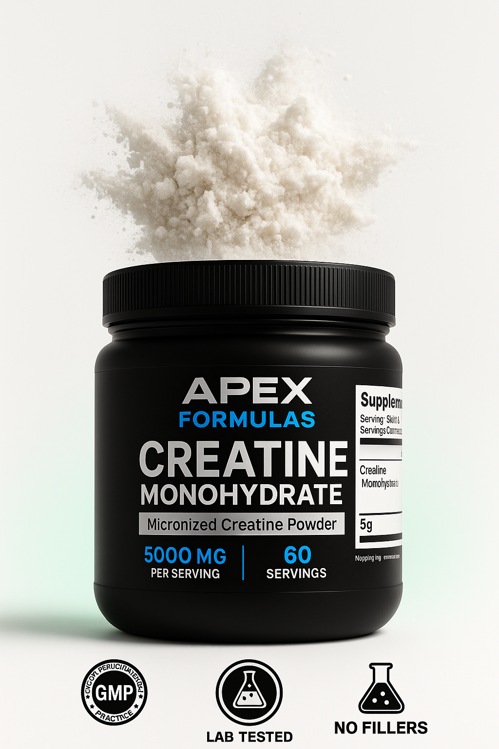 Creatine Monohydrate 5000 MG Per Serving | 60 Servings